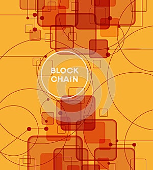 Blockchain cryptocurrency template.