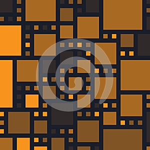 Blockchain and cryptocurrency web3 square banner ad