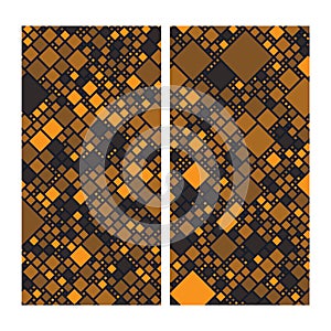 Blockchain half page banner ad. Web3 and cryptocurrency background photo