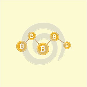 Blockchain Logo Vector Template Design