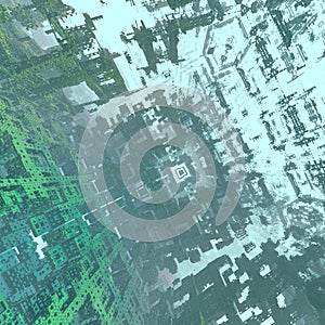 Blockchain metaverse crypto mining illustration bitcoin