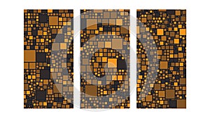 Blockchain MPU banner ad. Web3 and cryptocurrency background photo