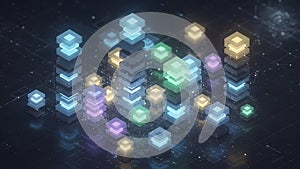 Blockchain Technology Concept