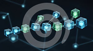 Blockchain Technology Concept