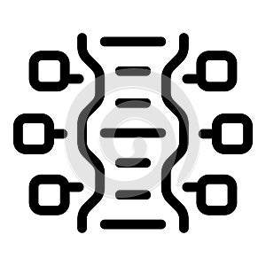 Blockchain technology connecting blocks in a secure and decentralized network