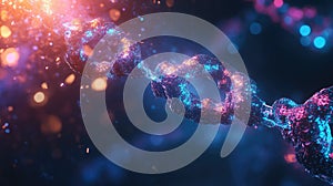 Blockchain technology connecting digital data chain network