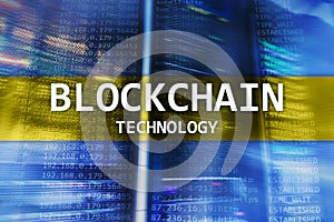 Blockchain technology, cryptocurrency mining Server room data cener