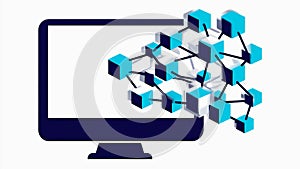 Blockchain Technology and Decentralized Network Concept