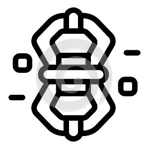 Blockchain technology forming secure digital chain connecting blocks