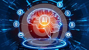 Blockchain Technology Integration. Big data storage, Cloud computing, Machine learning, Ai blockchain technology