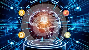 Blockchain Technology Integration. Big data storage, Cloud computing, Machine learning, Ai blockchain technology