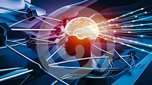 Blockchain Technology Integration. Big data storage, Cloud computing, Machine learning, Ai blockchain technology