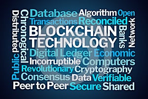 Blockchain Technology Word Cloud