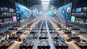 A blockchain university, Ai generated image