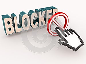 Blocked access photo