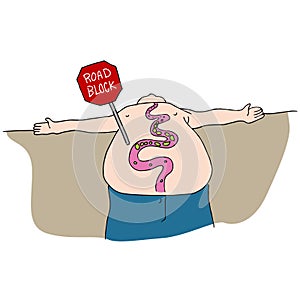 Blocked Digestive Track