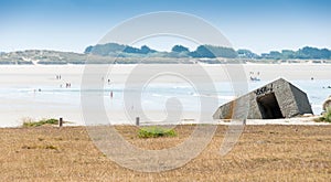 Blockhaus on french beach photo