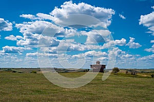 Blockhouse at Fort Abraham State Park