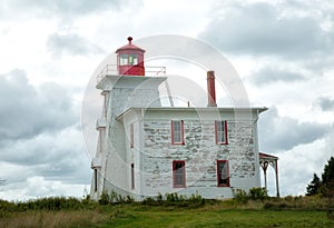 Blockhouse lighthouse in Prince Edward island