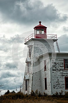 Blockhouse lighthouse in Prince Edward island