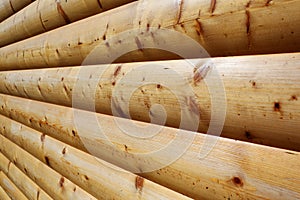 Blockhouse wall texture