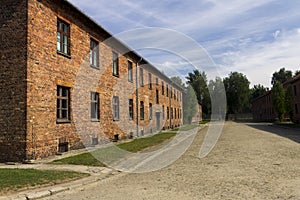 Blocks in Auschwitz I camp