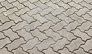 Blocks of gray stone blocks for paving sidewalks