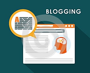 Blog, blogging and blogglers theme