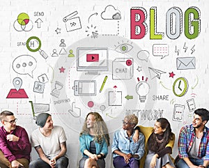 Blog Blogging Networking Digital Connection Concept