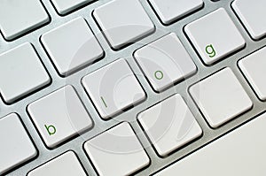 Blog computer keyboard