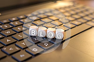 BLOG Dices On A Laptop