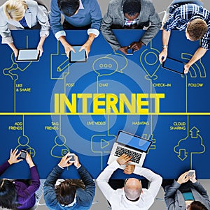 Blog Internet Networking Connect Communication Concept