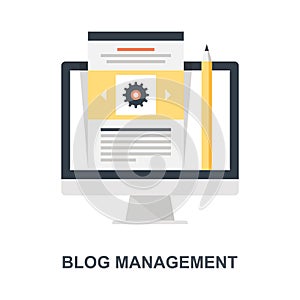 Blog Management icon concept