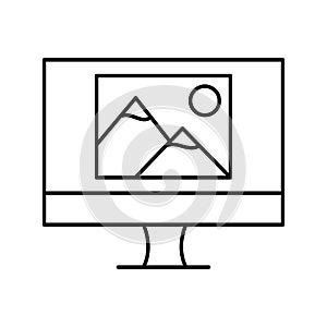 Blog management Vector icon which can easily modify or edit