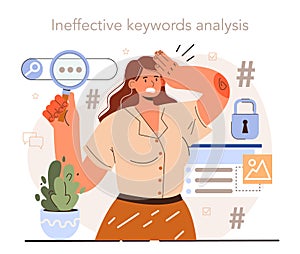Blog promotion mistake. Ineffective keywords analysis. Idea of search engine