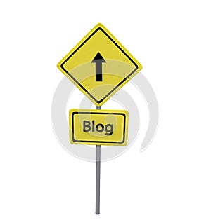 Blog Road sign