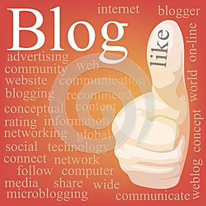 Blog. Tag cloud