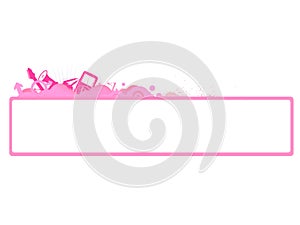 Blog web site header design vector