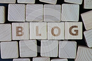 BLOG, weblog, discussion or write information on website concept