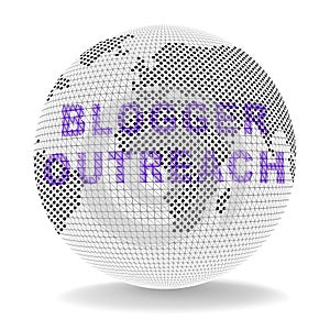 Blogger Outreach Influencer Engagement Content 3d Illustration