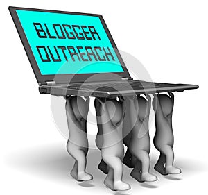 Blogger Outreach Influencer Engagement Content 3d Rendering