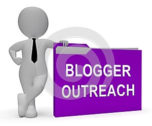 Blogger Outreach Influencer Engagement Content 3d Rendering