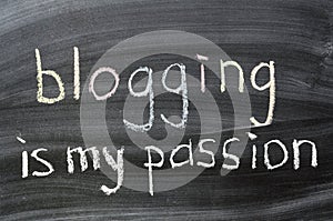 Blogging is my passion photo