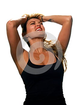 Blond Woman / Anguish photo