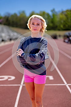 Blonde Beauty: Fitness in the Sun