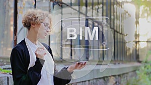 Blonde uses hologram BIM