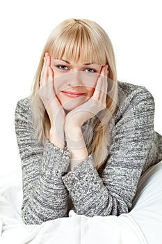 Blondie woman portrait