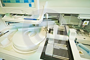 Blood analysis laboratory