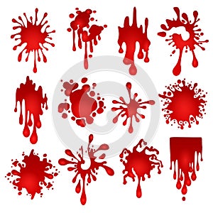 Blood blots set