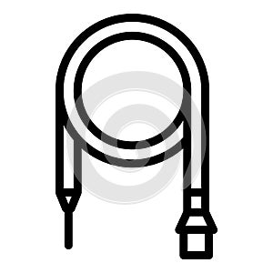 Blood catheter icon, outline style